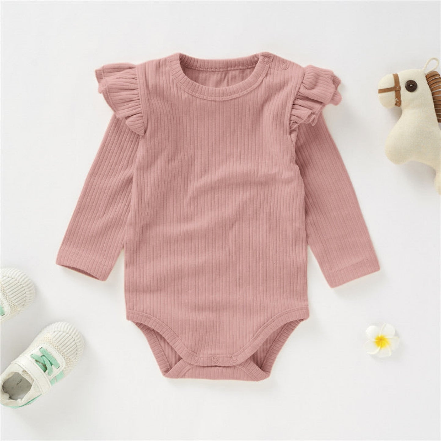 GOTS Certified Organic Cotton Baby Romper | Soft Short Sleeve Bodysuit