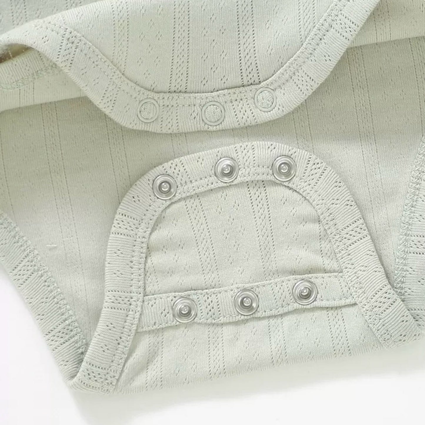 Soft Ribbed Organic Cotton Baby Bodysuit | Breathable Sleeveless Romper
