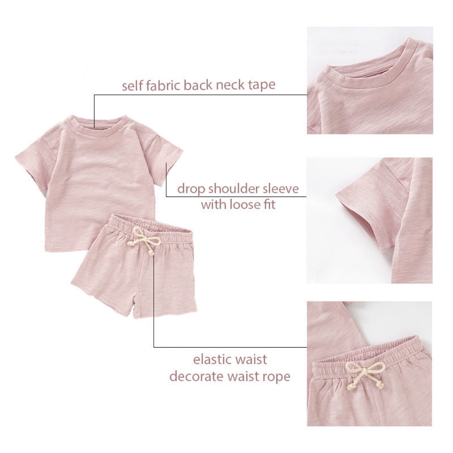 Organic Cotton Baby & Kids Summer Set