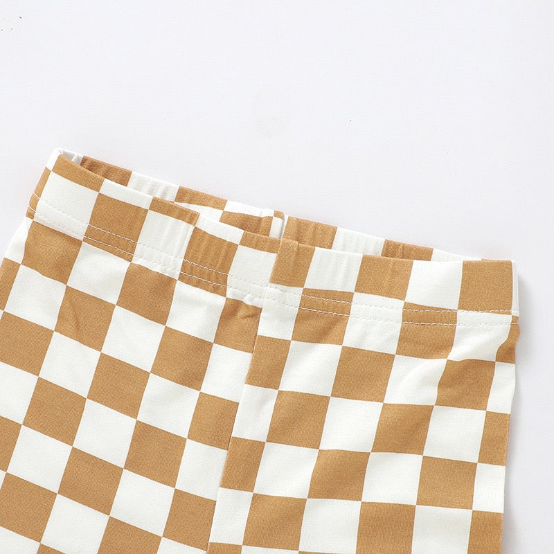 Organic Cotton Checkered Baby Romper – Atlas