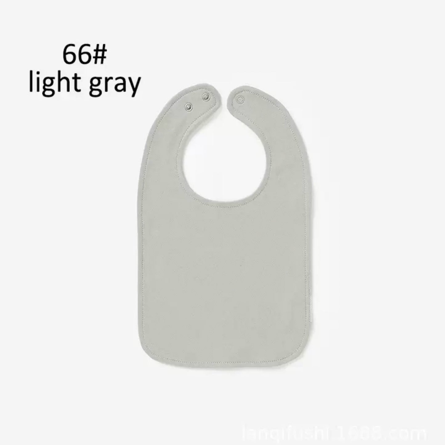 Organic Cotton Baby Bib – Soft Pink Feeding Bib for Babies and Toddlers