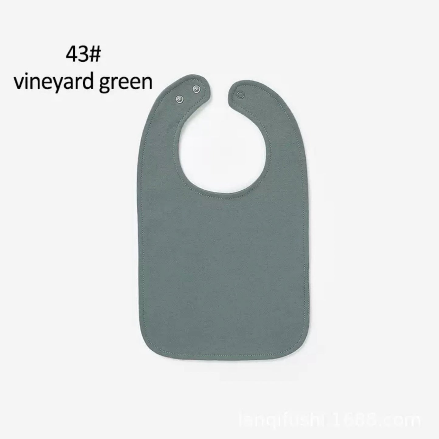 Organic Cotton Baby Bib – Soft Pink Feeding Bib for Babies and Toddlers