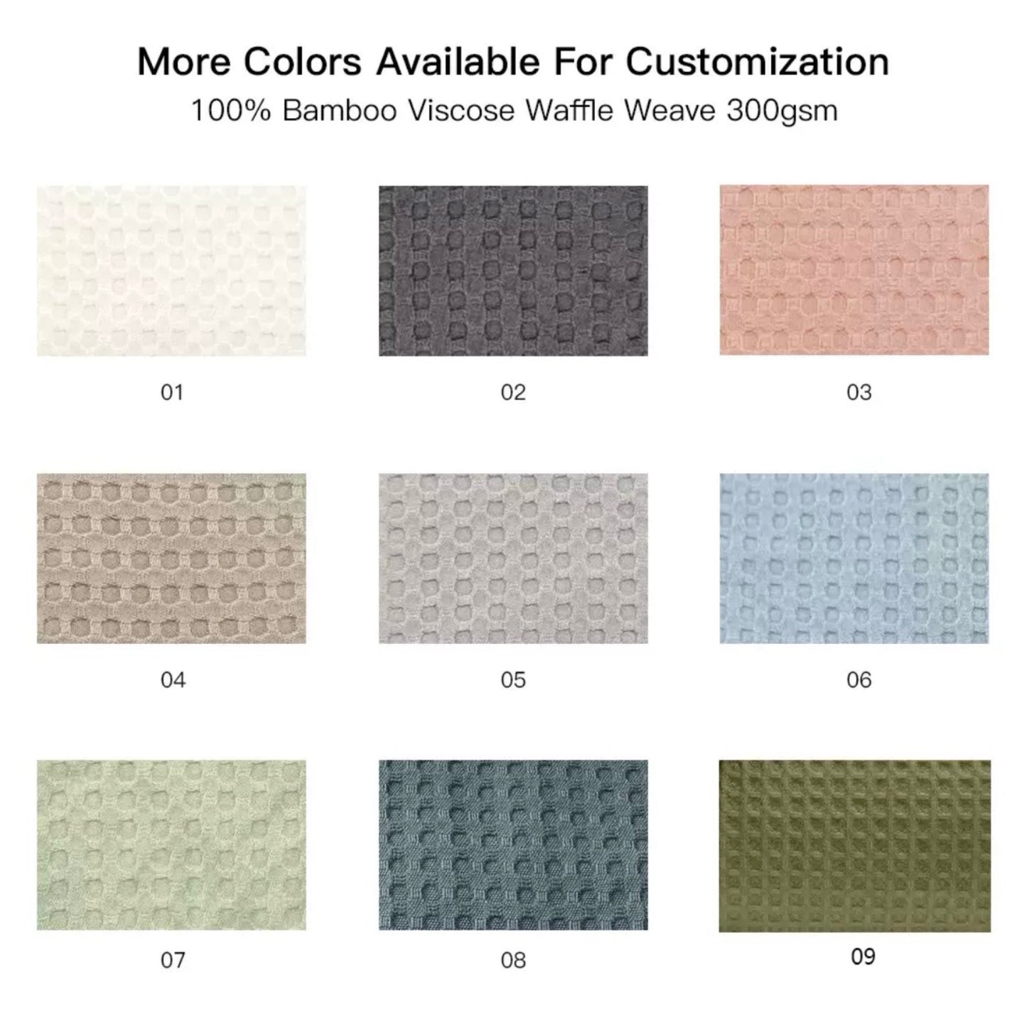Organic Bamboo Waffle Baby Blanket – GOTS Certified Soft Muslin Swaddle Blanket