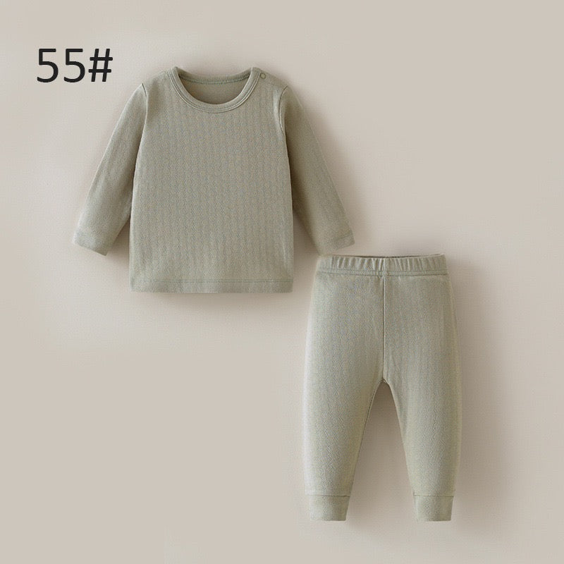 ORGANIC COTTON  JACQUARD BABY SET